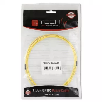 Techly SC/SC Monomode 9/125 OS2 5m Glasfaserkabel, 5 m, OS2, SC, SC