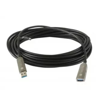 Techly ICOC U3AMF-HY-020 USB-Kabel USB 3.2 Gen 1 (3.1 Gen 1) 20 m USB A Schwarz