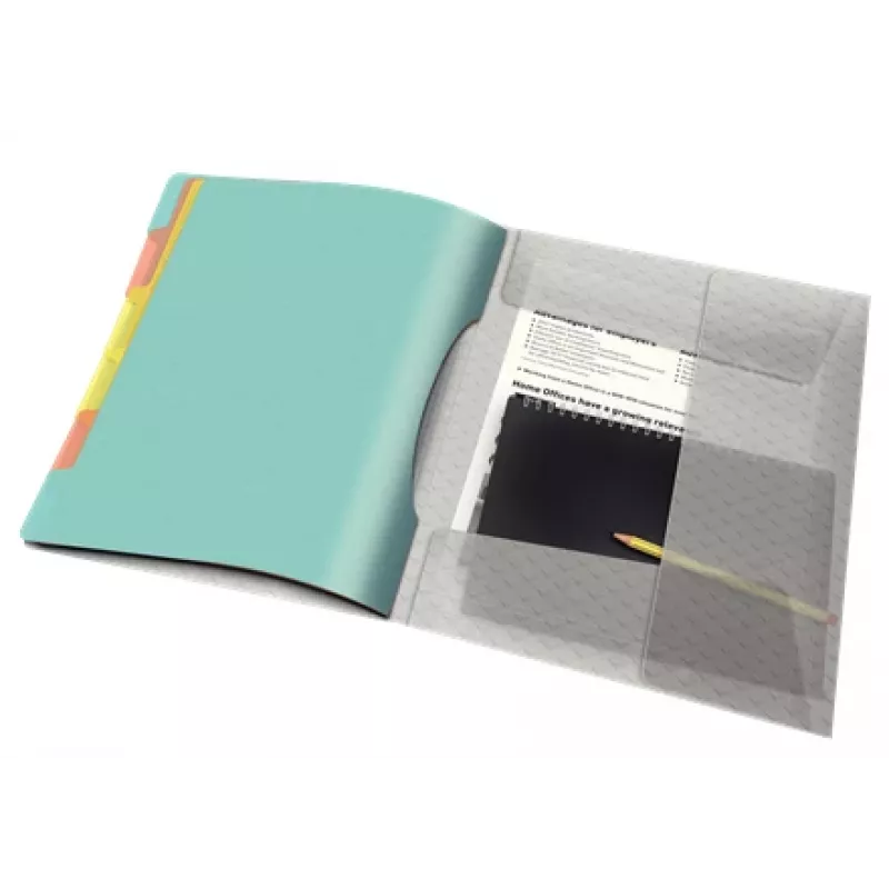 Esselte Colour'Breeze Trennbuch mit 6 Tabs, Mehrfarbig, Polypropylen (PP), 266 mm, 20 mm, 240 g, 1 Stk.