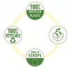 Esselte Recycle Pocket A5, 150 x 210 mm (A5), Transparent, Polypropylen (PP), Quer-/Hochformat, oben, 0,07 mm