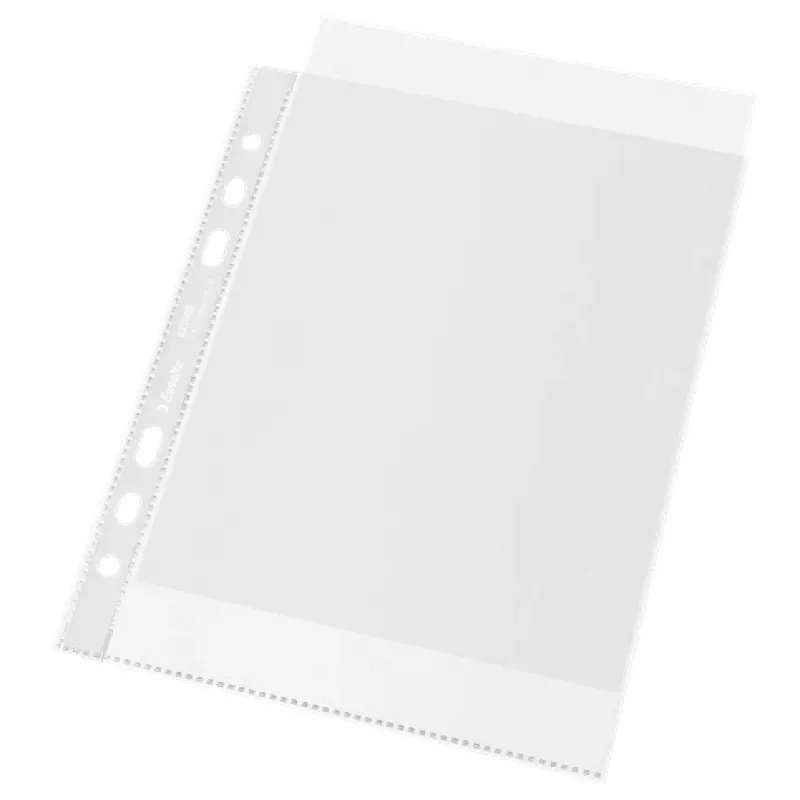 Esselte Recycle Pocket A5, 150 x 210 mm (A5), Transparent, Polypropylen (PP), Quer-/Hochformat, oben, 0,07 mm