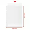 Esselte Recycle Pocket A5, 150 x 210 mm (A5), Transparent, Polypropylen (PP), Quer-/Hochformat, oben, 0,07 mm