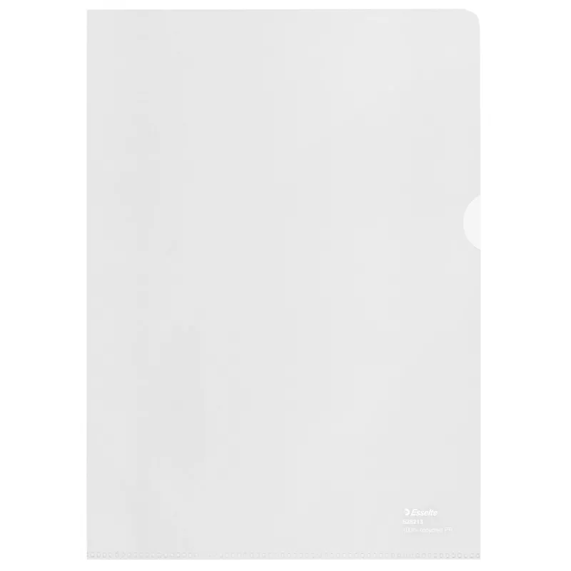 Esselte Recycle Folder A4, Projektmappe, A4, Polypropylen (PP), Transparent, Hochformat, 220 mm