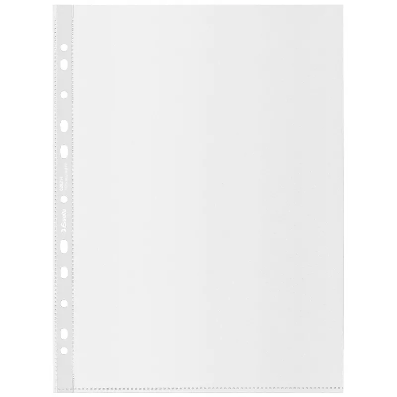 Esselte Recycle Pocket A4, 210 x 297 mm (A4), Transparent, Polypropylen (PP), Hochformat, Oben, 0,07 mm