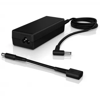 HP 90W Smart AC Adapter, Laptop, Indoor, 90 W, HP Notebooks mit 4,5-mm- und 7,4-mm-Anschlüssen, Business, Schwarz