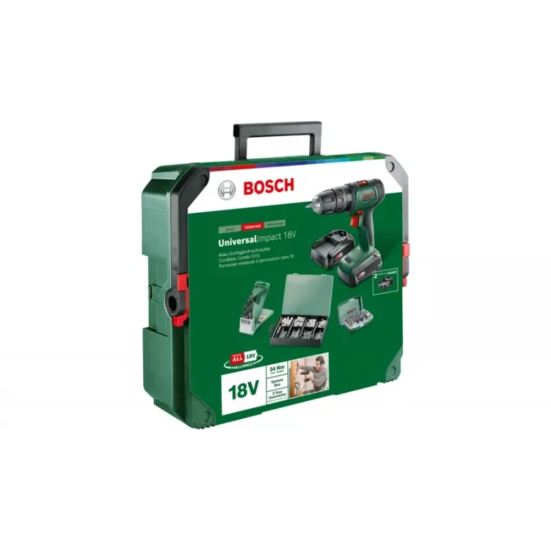 Bosch UniversalImpact 18V 1450 U/min Schlüssellos 1,3 kg Grün