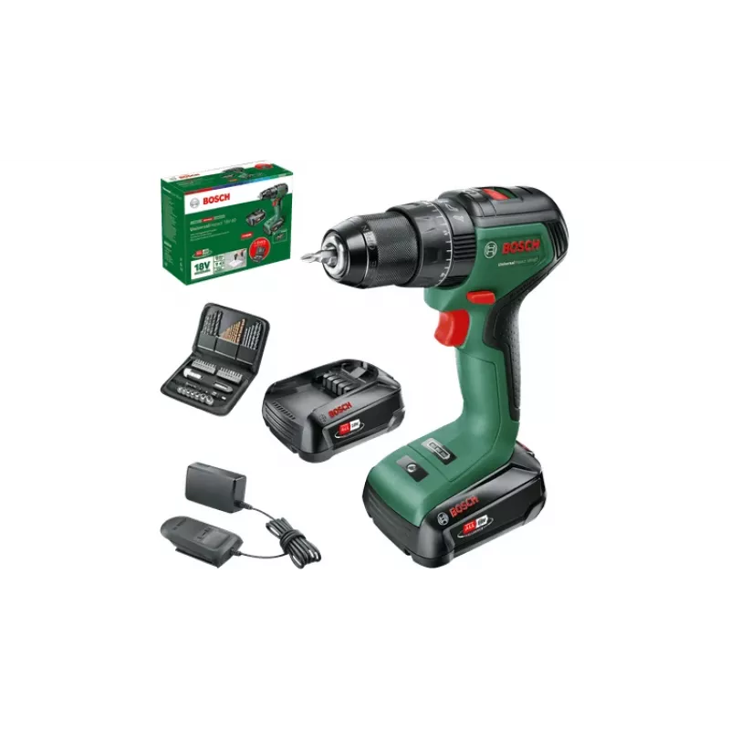 Bosch 0 603 9D7 106 Bohrmaschine 1900 U/min Schlüssellos 1,3 kg Schwarz, Grün