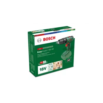 Bosch EasyImpact 18V 40 1630 RPM Schlüssellos 1.4 kg Grün