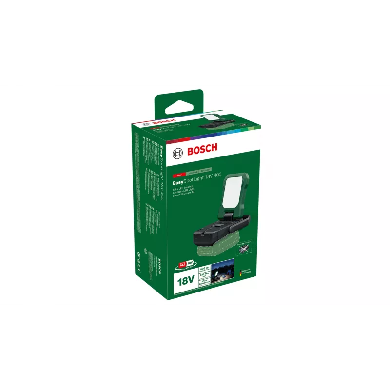 Bosch EasySpotLight 18V-400 Schwarz, Grün Universal-Taschenlampe LED