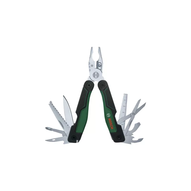 Bosch 1 600 A02 Z98 Multitool-Zange Taschenformat 16 Werkzeuge Schwarz, Grün