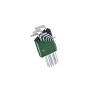 Bosch 1 600 A02 Z9C, L-Torx-Schlüsselsatz, TX10, TX15, TX20, TX25, TX27, TX30, TX40, TX8, TX9, Grün, Silber, Stahl, Kunststoff, 69 mm