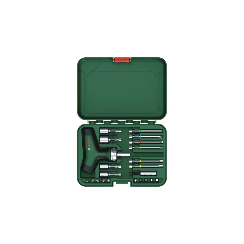 Bosch 1 600 A02 Z9T Multibit-Schraubendreher T-Griff-Schraubendreher