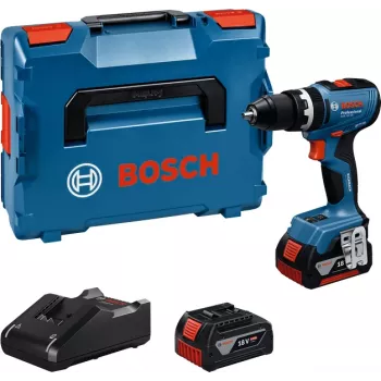 Bosch GSR 18V-65 Professional 2100 U/min Bohrschlüssel 1,06 kg Schwarz, Blau