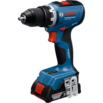 Bosch GSR 18V-65 Professional 2100 U/min Bohrschlüssel 1,06 kg Schwarz, Blau