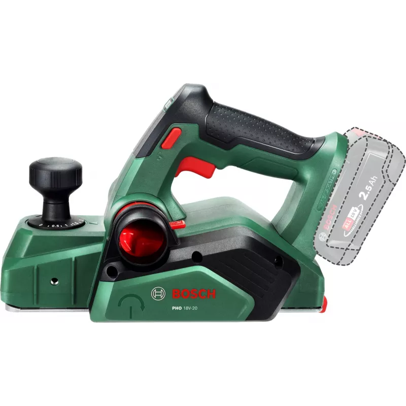 Bosch PHO 18V-20 (Bare tool, Carton), Grün, 2 mm, Batterie, 18 V, 171 mm, 291 mm