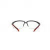 3M S2001SGAF-RED Sicherheitsbrille Schutzbrille Kunststoff Grau, Rot
