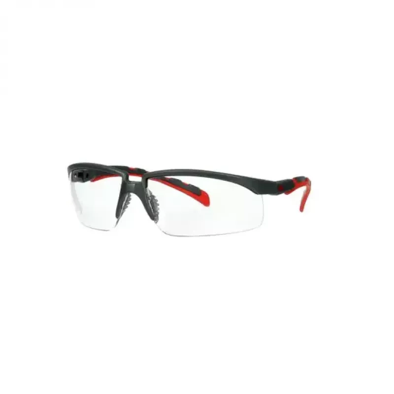 3M S2001SGAF-RED Sicherheitsbrille Schutzbrille Kunststoff Grau, Rot