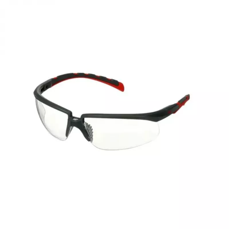3M S2001SGAF-RED Sicherheitsbrille Schutzbrille Kunststoff Grau, Rot