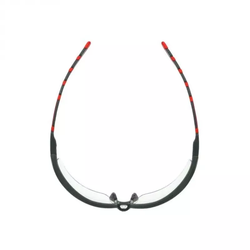 3M S2001SGAF-RED Sicherheitsbrille Schutzbrille Kunststoff Grau, Rot