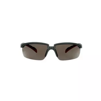 3M S2002SGAF-RED Sicherheitsbrille Schutzbrille Kunststoff Grau, Rot