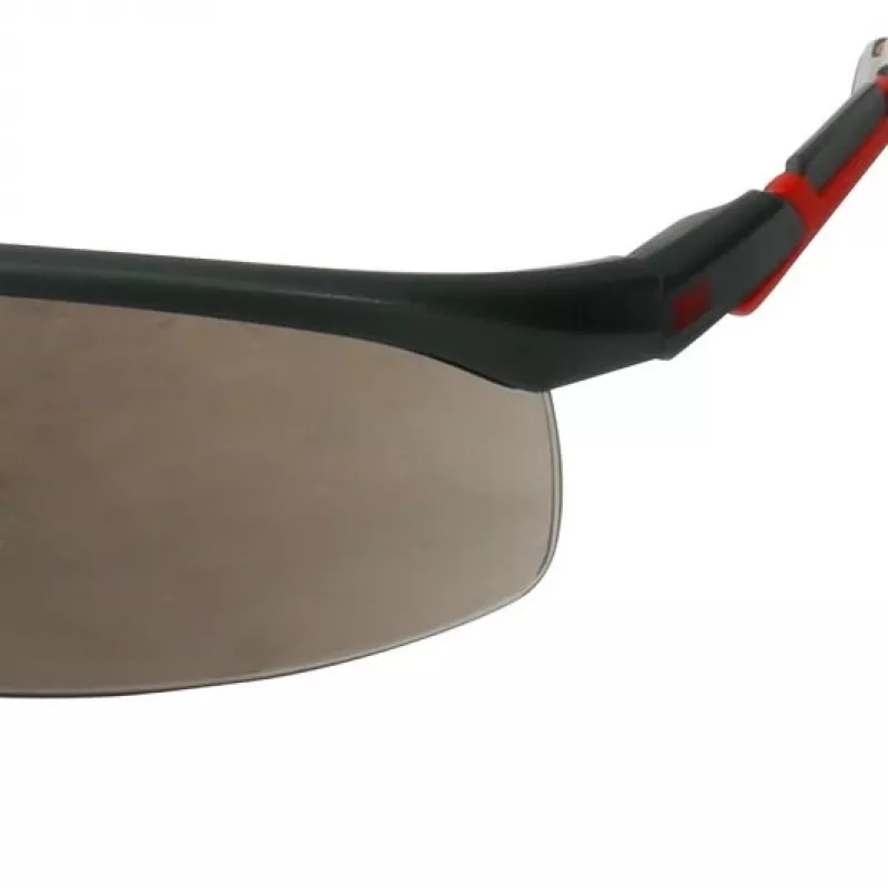 3M S2002SGAF-RED Sicherheitsbrille Schutzbrille Kunststoff Grau, Rot