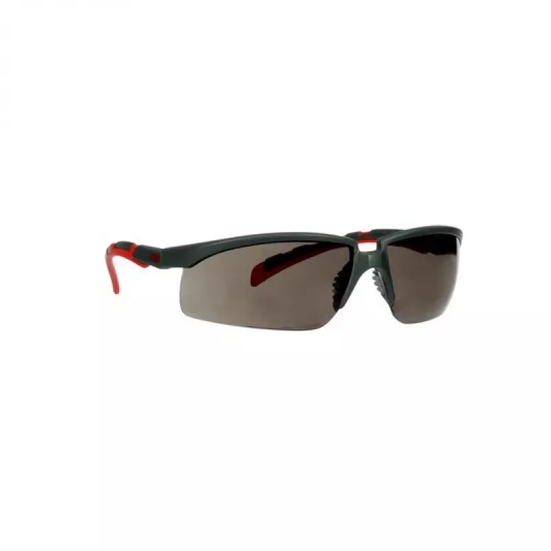 3M S2002SGAF-RED Sicherheitsbrille Schutzbrille Kunststoff Grau, Rot