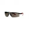 3M S2002SGAF-RED Sicherheitsbrille Schutzbrille Kunststoff Grau, Rot