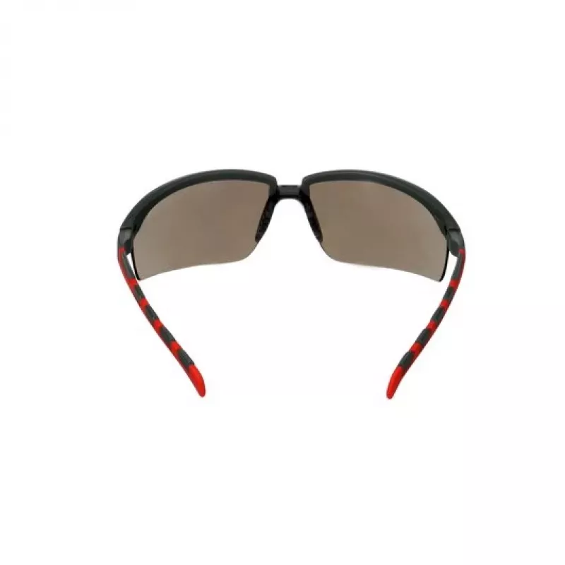 3M S2002SGAF-RED Sicherheitsbrille Schutzbrille Kunststoff Grau, Rot
