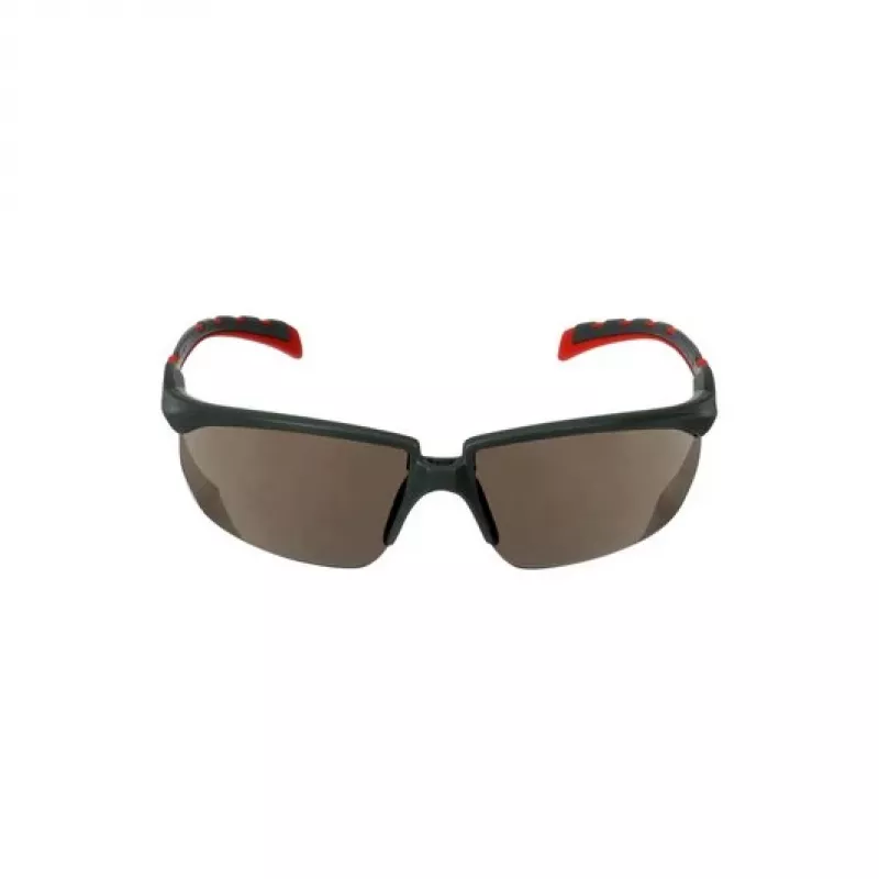 3M S2002SGAF-RED Sicherheitsbrille Schutzbrille Kunststoff Grau, Rot