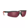 3M S2024AS-RED Sicherheitsbrille Schutzbrille Kunststoff Grau, Rot