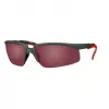 3M S2024AS-RED Sicherheitsbrille Schutzbrille Kunststoff Grau, Rot