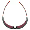 3M S2024AS-RED Sicherheitsbrille Schutzbrille Kunststoff Grau, Rot