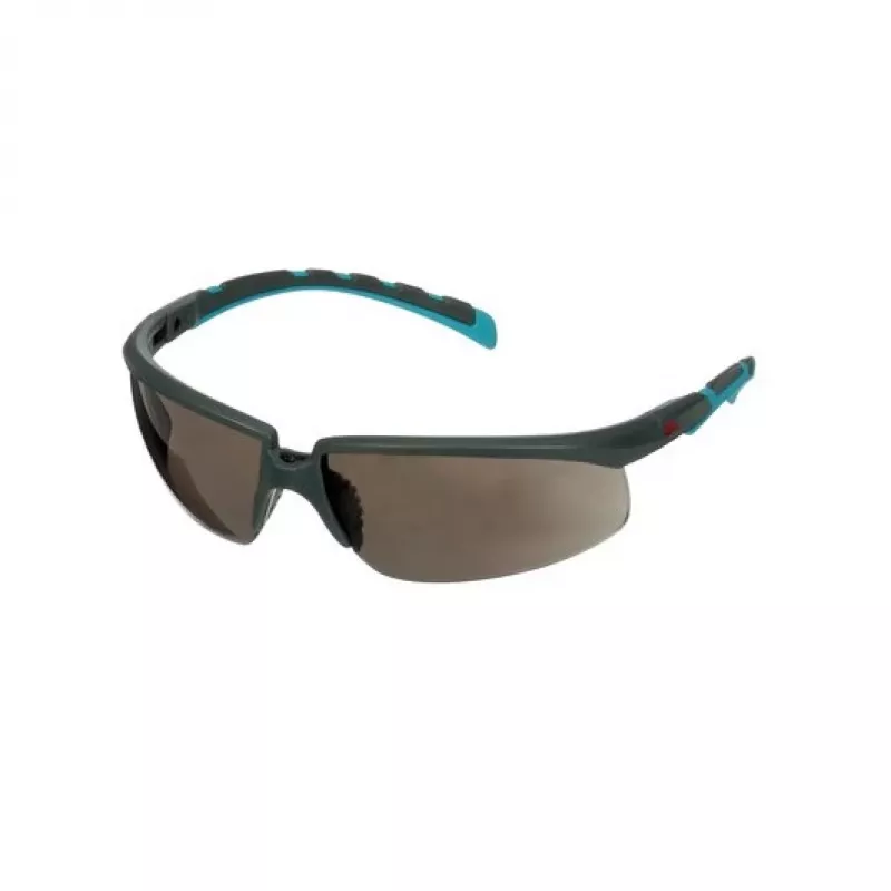 3M S2002SGAF-BGR Sicherheitsbrille Schutzbrille Kunststoff Blau, Grau