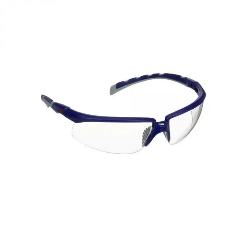 3M S2001ASP-BLU Sicherheitsbrille Schutzbrille Kunststoff Blau, Grau