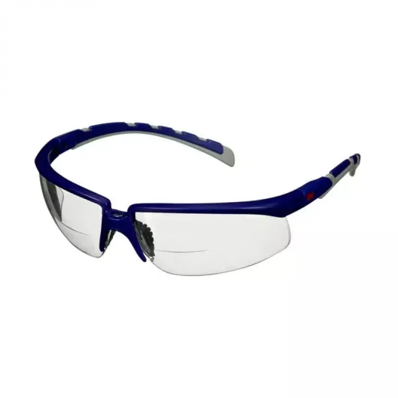 3M S2015AF-BLU Sicherheitsbrille Schutzbrille Kunststoff Blau, Grau