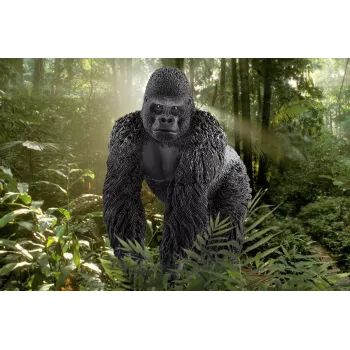 schleich WILD LIFE Gorilla, männlich, 3 Jahr(e), Dschungel, Wildtiere/Abenteuerspielzeug, Mehrfarbig, Kunststoff