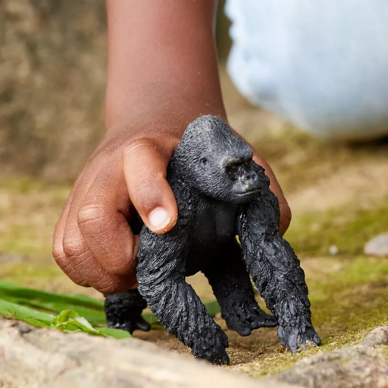 schleich WILD LIFE Gorilla, männlich, 3 Jahr(e), Dschungel, Wildtiere/Abenteuerspielzeug, Mehrfarbig, Kunststoff