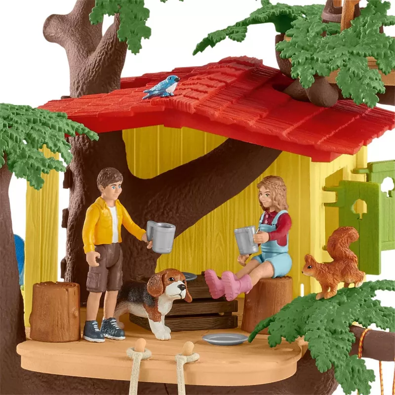 schleich FARM WORLD Abenteuerbaumhaus, Bauernhof, Bauernhoftiere / Bauernhofspielzeug, 3 Jahr(e), Mehrfarbig, Kunststoff
