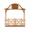 schleich HORSE CLUB Paddock mit Eingangstor, Spielfigurenzaun, 5 Jahr(e), Pferdestall, Pferde, Beige, Braun