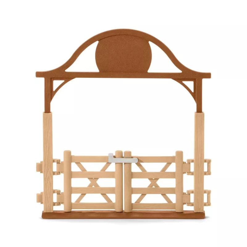 schleich HORSE CLUB Paddock mit Eingangstor, Spielfigurenzaun, 5 Jahr(e), Pferdestall, Pferde, Beige, Braun