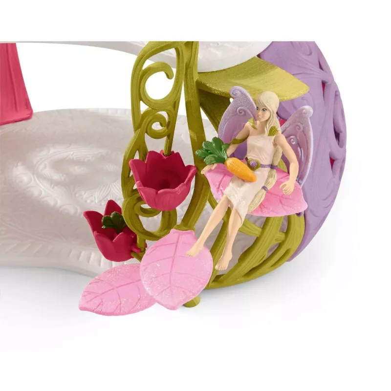 schleich BAYALA Glitzerndes Blumenhaus mit Einhörnern, See und Stall