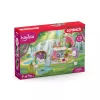 schleich BAYALA Glitzerndes Blumenhaus mit Einhörnern, See und Stall