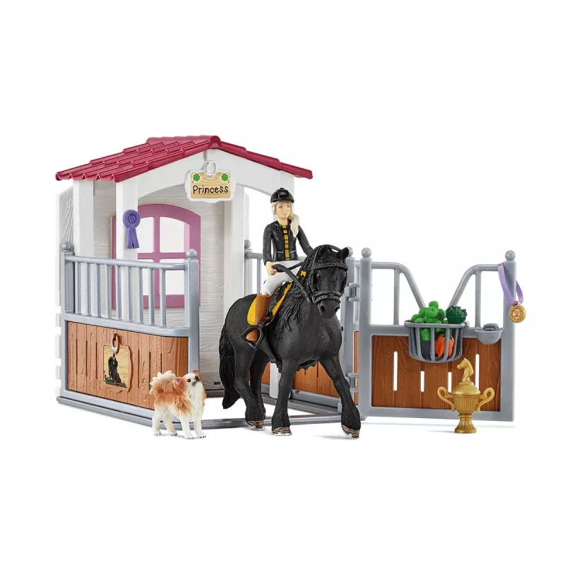schleich HORSE CLUB Horse Box mit Tori & Princess, Pferdestall, Pferde, 5 Jahr(e), Mehrfarbig, Kunststoff
