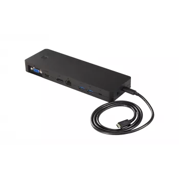 Fujitsu S26391-F1667-L100 Laptop-Dockingstation/Port-Replikator Kabelgebunden USB 3.2 Gen 1 (3.1 Gen 1) Typ-C Schwarz