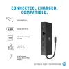 HP 65W USB-C schlank Travel-Netzteil, Laptop, Universal, 90 V, 47 - 63 Hz, 65 W, 20 V