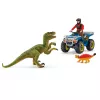 Spielset Schleich Dinosaurs Quad Flucht vor dem Velociraptor