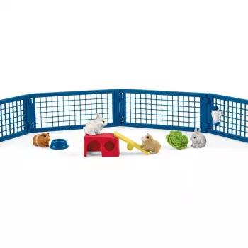 Kaninchen- und Meerschweinchenstall Schleich FARM WORLD 42500