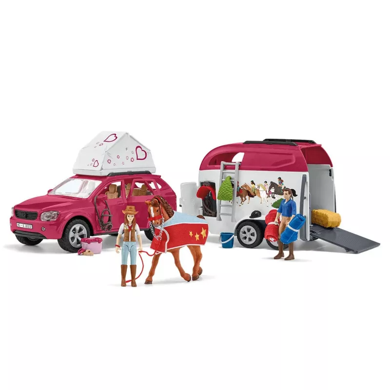 Action/Abenteuer Schleich HORSE CLUB Pferdeabenteuer mit Auto und Anhänger