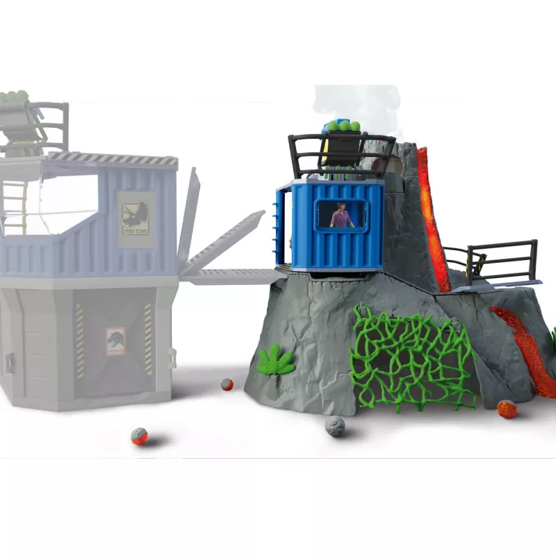 Animal Schleich Dinosaurs Volcano Expedition Base Camp Multicolour 42564