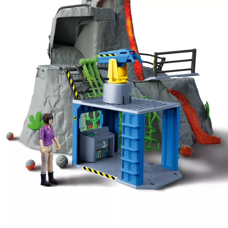 Animal Schleich Dinosaurs Volcano Expedition Base Camp Multicolour 42564